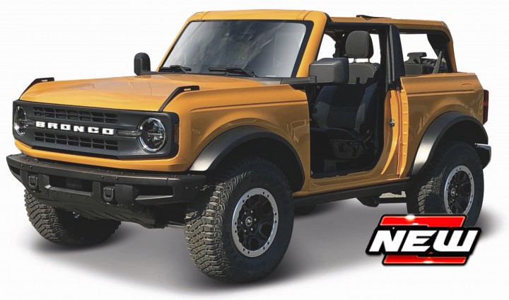 Ford BRONCO 2021 (no door, badlands) , ORANJE