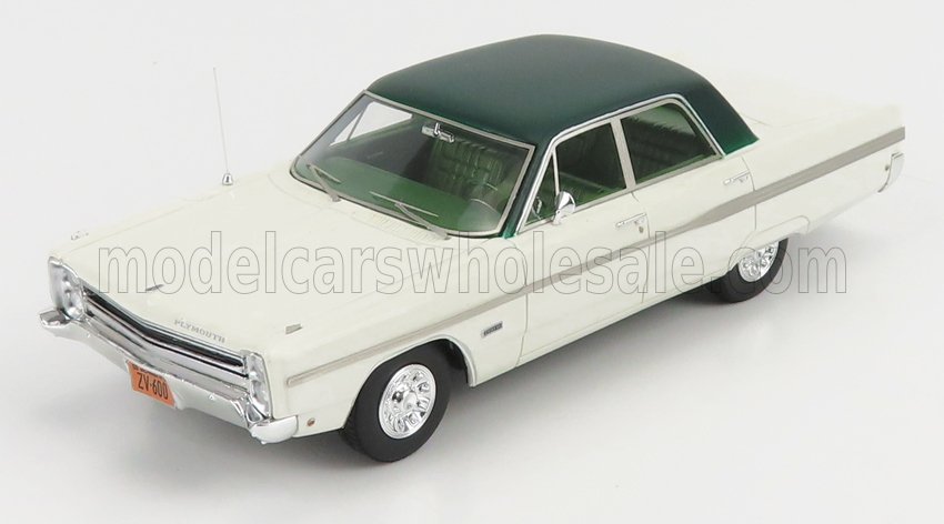 PLYMOUTH - FURY 4-DOOR SEDAN 1968 - IVORY GROEN