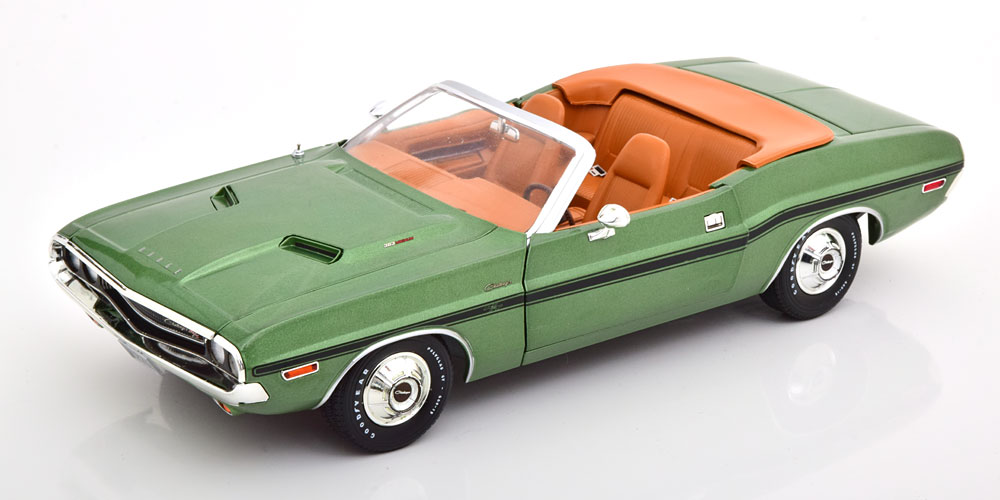 Dodge Challenger R/T Convertible 1970 Groen Metall