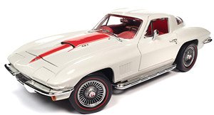 Chevrolet Corvette 427 Coupe, 1967 , rood wit