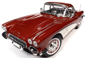 Chevrolet Corvette Convertible, 1961, bordeaux