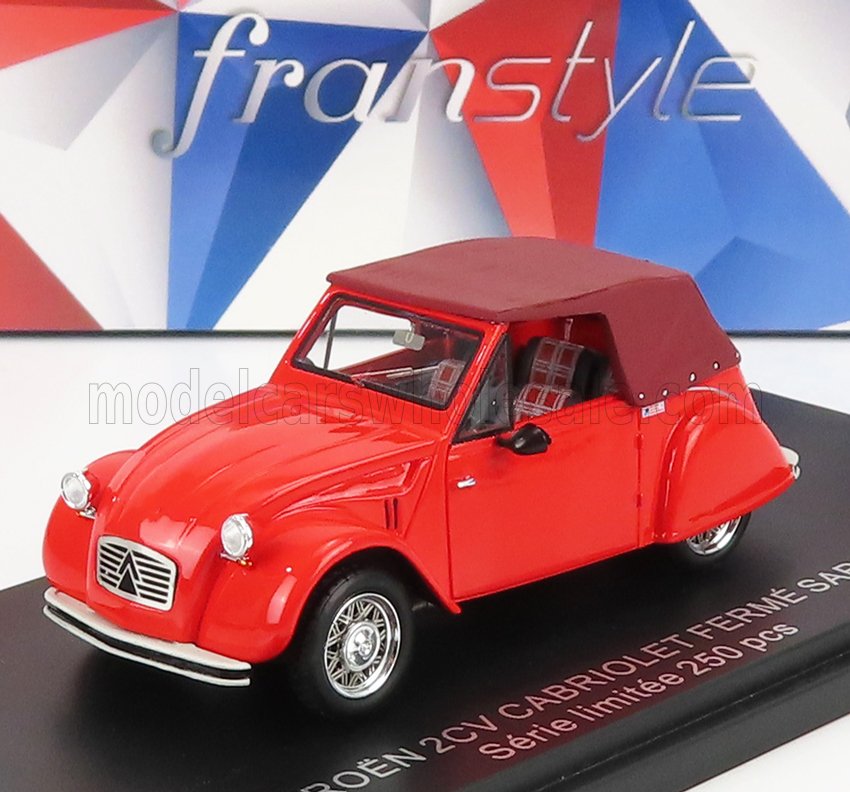 CITROEN 2CV CABRIOLET CLOSED 1954 - 2 TONE ROOD