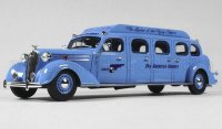 CHEVROLET - LIMOUSINE AUTOBUS - PAN AMERICAN - PAN-AM - 1936 - BLEU