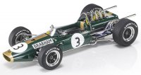 BRABHAM - F1 BT19 N 3 WINNER GERMANY GP JACK BRABHAM 1966 WORLD CHAMPION - CON VETRINA - WITH SHOWCASE