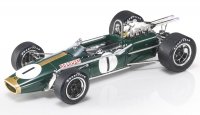 BRABHAM - F1 BT24 REPCO N 1 2nd MEXICO GP 1967 JACK BRABHAM - CON VETRINA - WITH SHOWCASE