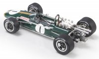 BRABHAM - F1 BT24 REPCO N 1 2nd MEXICO GP 1967 JACK BRABHAM - CON VETRINA - WITH SHOWCASE