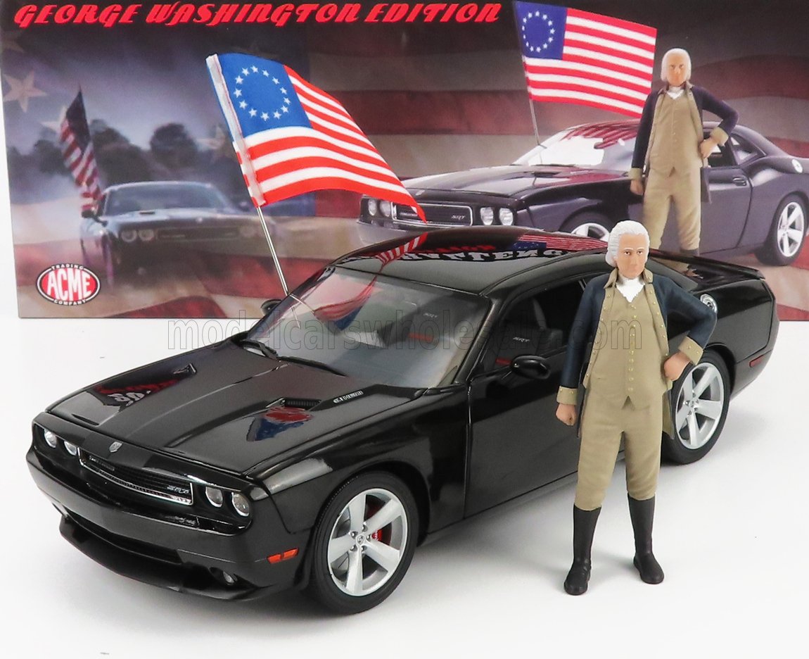 DODGE - CHALLENGER SRT8 COUPE WITH FLAG AND GEORGE