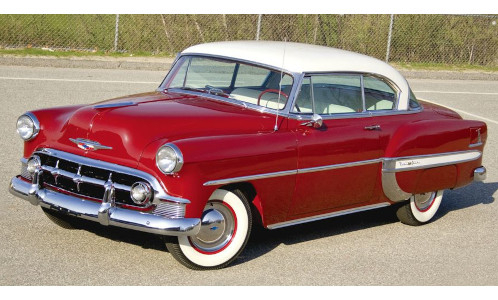 Chevrolet Bel Air Hardtop Coupe, donker rood, 1953