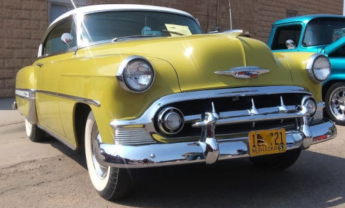 Chevrolet Bel Air Hardtop Coupe, goud, 1953