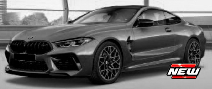 BMW M8 COUPE - ZWART METALLIC - 2020