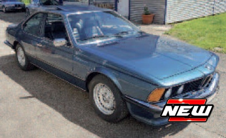 BMW 635 CSi 1982, donker turquoise