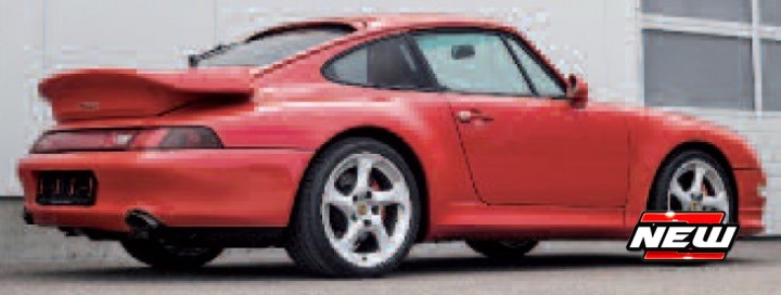 Porsche 911 (993) TURBO 1995, rood