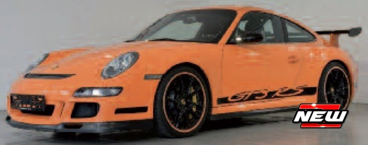 Porsche 911 (997.1) GT3 RS 2007, oranje/zwart