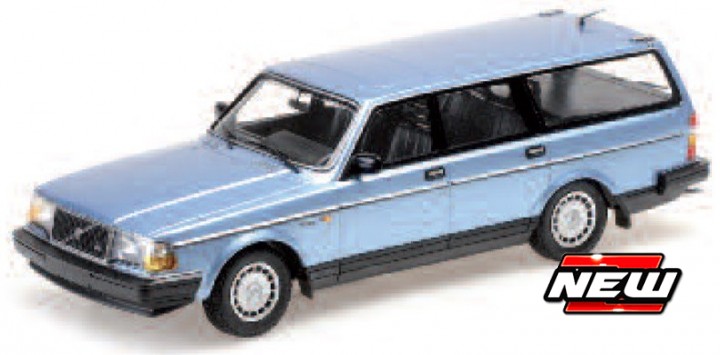 Volvo 240 GL BREAK 1986, blauw metallique