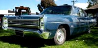 DODGE - PHOENIX 4-DOOR SEDAN 1968 - BLEU CLAIR / NOIR