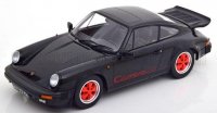 PORSCHE - 911 CARRERA 3.2 CLUBSPORT COUPE 1989 - noir rouge