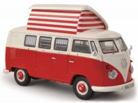 VOLKSWAGEN - T1b MINIBUS CAMPING 1962 - ROOD CREAM