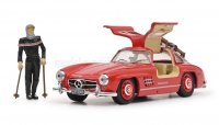 MERCEDES BENZ - 300SL COUPE GULLWING (W198) 1954 - CON SCI - ROOD