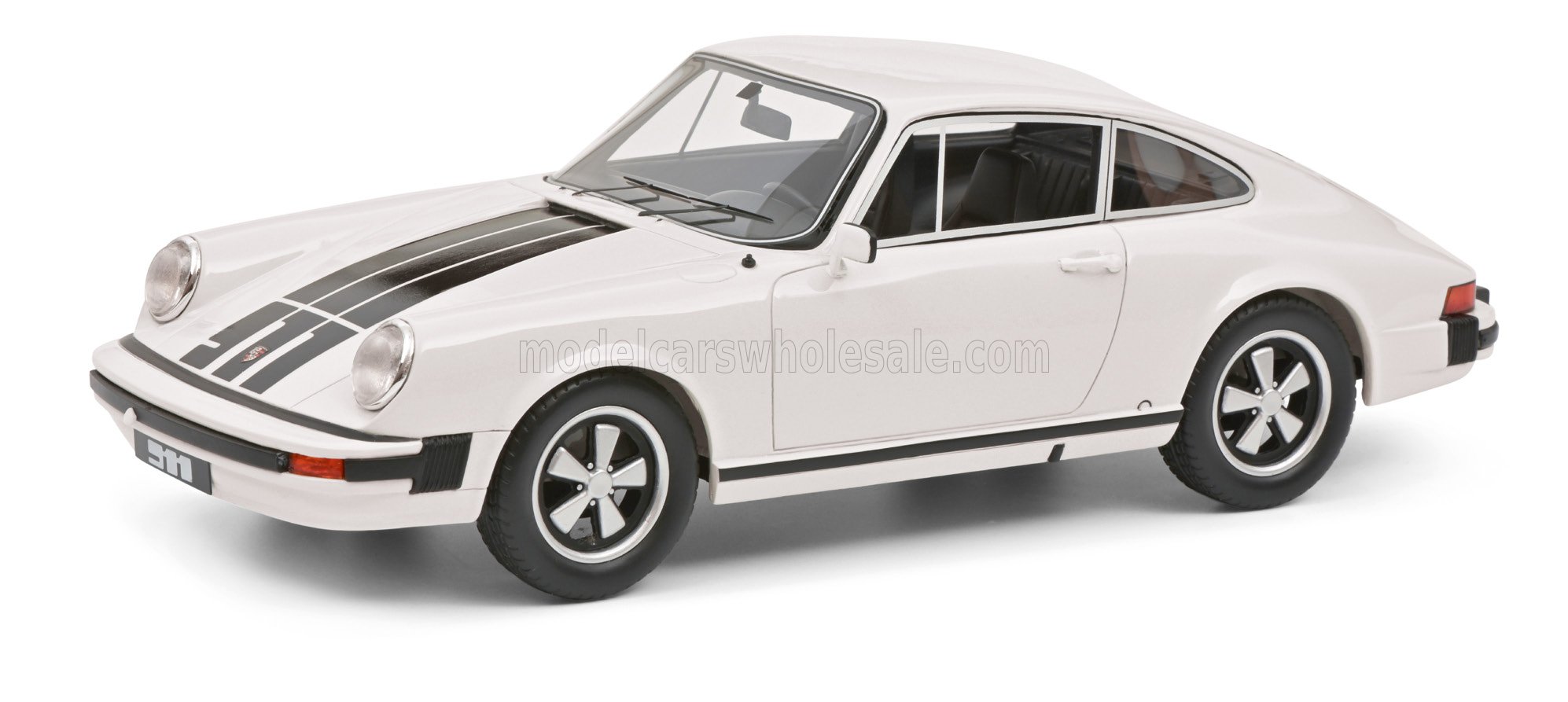 PORSCHE - 911 COUPE 1977 - WHITE BLACK