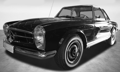 Mercedes 230 SL (W113), blauw