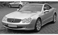 Mercedes SL 500 (R230), argent