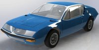 RENAULT - ALPINE A310 1600 COUPE 1972 - ALPINE BLAUW