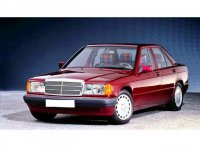 Mercedes 190E 1.8 Avantgarde W201, rouge , 1993