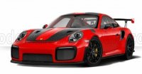 Porsche 911   991.2 GT2 RS Weissach Pakket (Guards Rood , zwart)