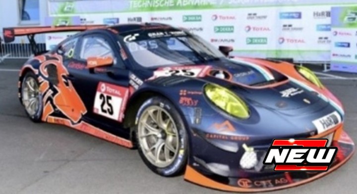 PORSCHE 911 GT3 R N°25 HUBER MOTORSPORT WINNER PR