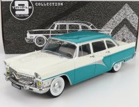 GAZ - 13 SEAGULL CHAIKA 1959 - TURQUOISE BLANC