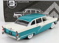 GAZ - 13 SEAGULL CHAIKA 1959 - TURQUOISE BLANC