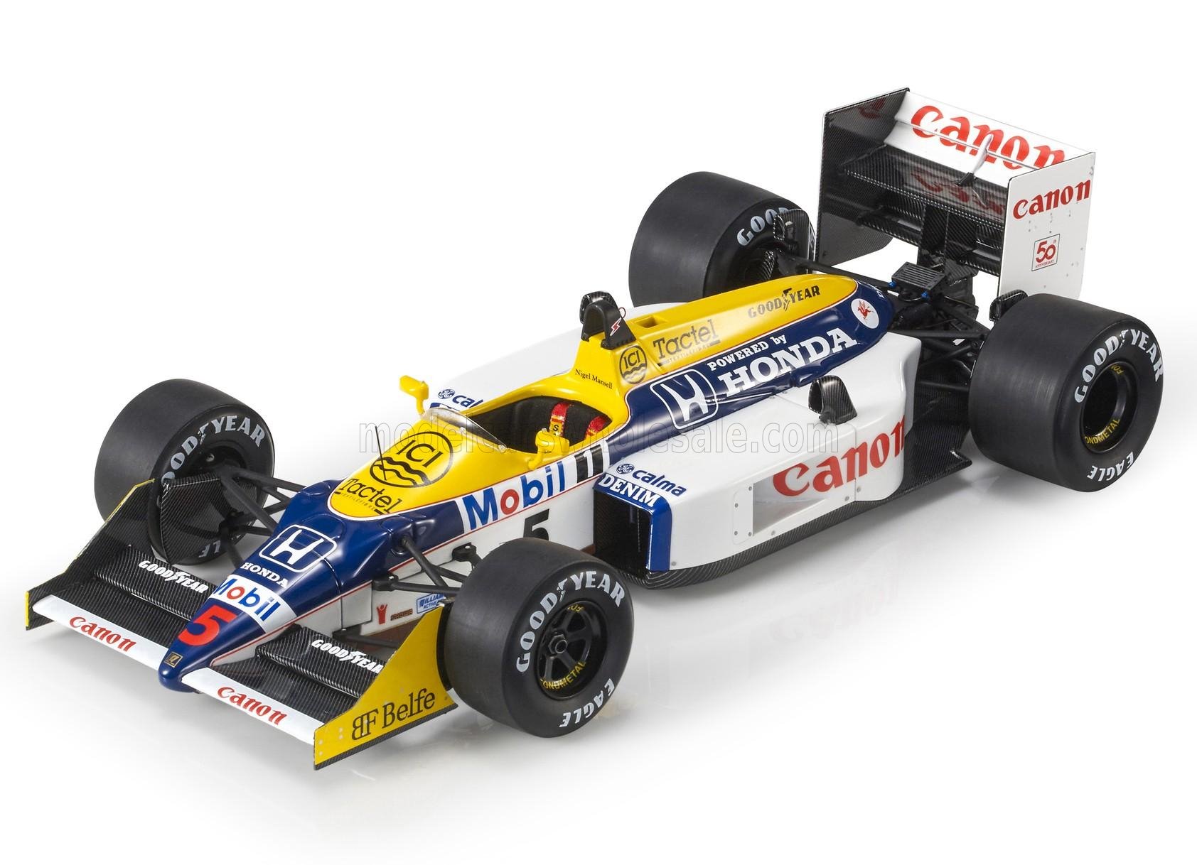 WILLIAMS - F1 FW11B HONDA N 5 WINNER GP SAN MARINO