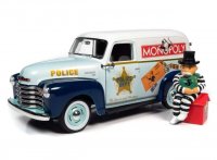 Monopoly 1948 Chevrolet Panel Delivery with Resin Figure, light green body