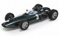 BRM - F1 P57 BRM TEAM N 3 WINNER SOUTH AFRICA WORLD CHAMPION (with pilot figure) 1962 GRAHAM HILL - CON VETRINA - WITH SHOWCASE -