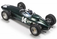 BRM - F1 P57 BRM TEAM N 14 WINNER ITALIAN GP MONZA WORLD CHAMPION (with pilot figure) 1962 GRAHAM HILL - CON VETRINA - WITH SHOWCASE