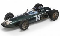 BRM - F1 P57 BRM TEAM N 14 WINNER ITALIAN GP MONZA WORLD CHAMPION (with pilot figure - dirty version) 1962 GRAHAM HILL - CON VETRINA - WITH SHOWCASE