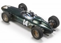 BRM - F1 P57 BRM TEAM N 14 WINNER ITALIAN GP MONZA WORLD CHAMPION (with pilot figure - dirty version) 1962 GRAHAM HILL - CON VETRINA - WITH SHOWCASE