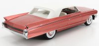 CADILLAC ELDORADO BIARRITZ CONVERTIBLE GESLOTEN 1962 - ROZE MET