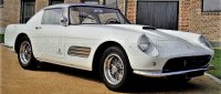 FERRARI - 410 SUPERAMERICA SERIES III PININFARINA COUPE 1958 - BLANC ARGENT