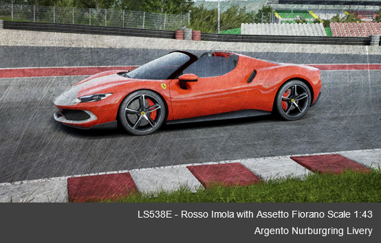 FERRARI 296 GTS ROSSO IMOLA WITH ASSETTO FIORANO A