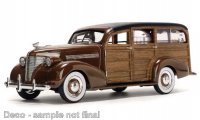 Chevrolet Woody Surf Wagon, bruin/imitatiehout, 1939