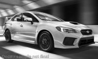 Subaru WRX STI (S207), metallic-wit, RHD, aangepaste versie, 2018