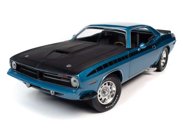 Plymouth Barracuda 340, blauw , 1970