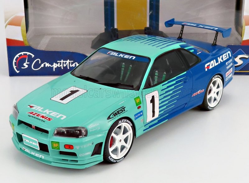 Schaalmodel Nissan Skyline R Gt R Falken Drift Livery