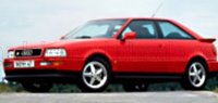 AUDI - 80 (S2) COUPE 1992 - ROUGE