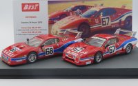 FERRARI - SET 2X 512BB LM TEAM JMS POZZI RACING N 67 24h DAYTONA 1979 CBLENA - M.LECLERE - JCANDRUET + 512BB LM TEAM NART N 68 24h DAYTONA 1979 B.TULLIS - JPDELAUNAY - P.BEDARD