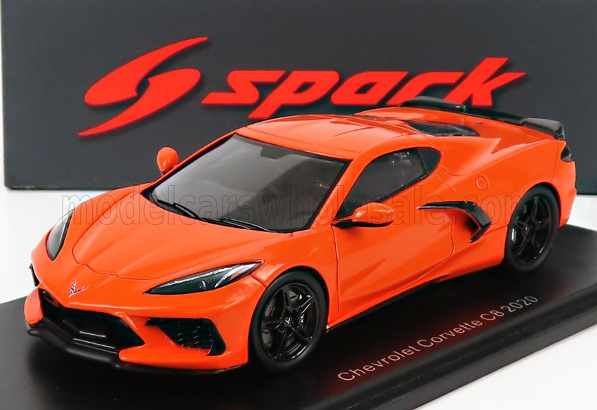 Chevrolet Corvette C8 2019 oranje