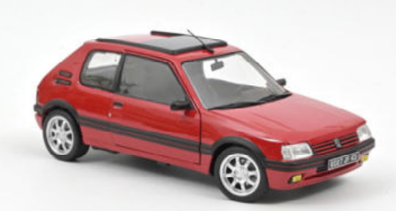 Peugeot 205 GTi 1.9 PTS Rims 1991 Rood