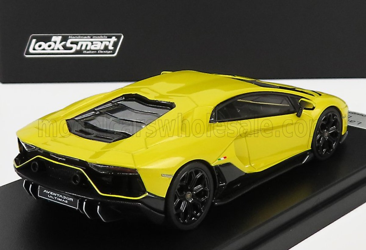 Mineraalwater Stadium Verknald Schaalmodel Lamborghini - Aventador Lp780-4 Ultimae 2021 - Giallo Belenus  ...