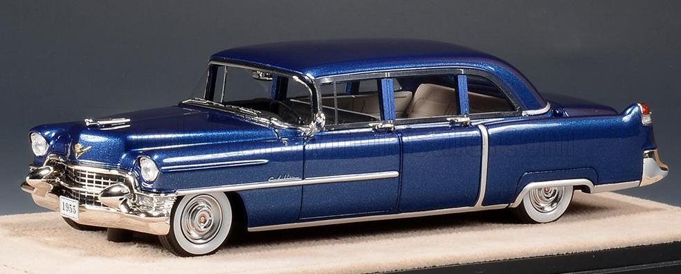 CADILLAC - FLEETWOOD 75 LIMOUSINE 1955 - BLAUW MET